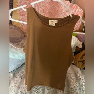 Live In The Moment Brown top
